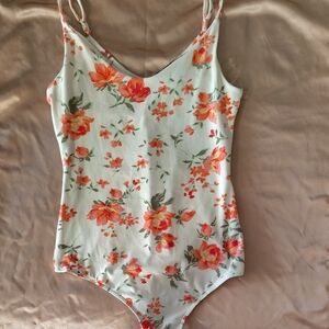 Floral Print Womens Onsie